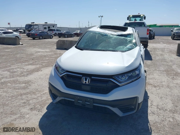 2022 Honda CR-V EX-L with VIN 2HKRW2H83NH642752, listed as a IAAI auction lot 41841418 with 54,119 mi miles. Bid and sale history available at carsss.com. Image 12.