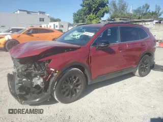 2024 Honda CR-V Sport-L with VIN 7FARS5H86RE015193, listed as a Copart auction lot 48679275 with 13,719 mi miles and Salvage Title. Bid and sale history available at DreamBid. Image 1.