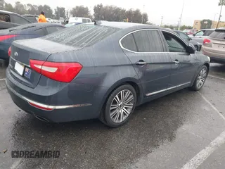 2014 Kia Cadenza Premium with VIN KNALN4D78E5125574, listed as a IAAI auction lot 41490830 with 172,569 mi miles. Bid and sale history available at carsss.com. Image 4.