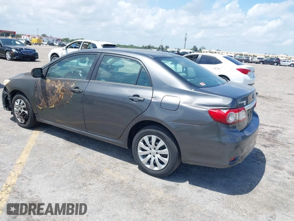 2013 Toyota Corolla L with VIN 2T1BU4EE7DC049698, listed as a IAAI auction lot 41978393 with 48,901 mi miles. Bid and sale history available at carsss.com. Image 3.