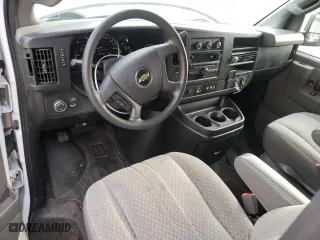 2017 Chevrolet Express Passenger LT with VIN 1GAZGPFFXH1281424, listed as a Copart auction lot 43354815 with 110,227 mi miles and Salvage Title. Bid and sale history available at carsss.com. Image 8.