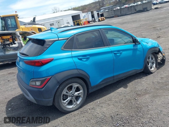 2023 Hyundai Kona SEL with VIN KM8K6CAB6PU977828, listed as a IAAI auction lot 42094972 with 61,283 mi miles and . Bid and sale history available at DreamBid. Image 4.