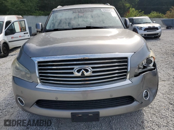 2014 Infiniti QX80 with VIN JN8AZ2NC3E9352666, listed as a Copart auction lot 63669415 with Not provided miles and Clean title. Bid and sale history available at DreamBid. Image 5.