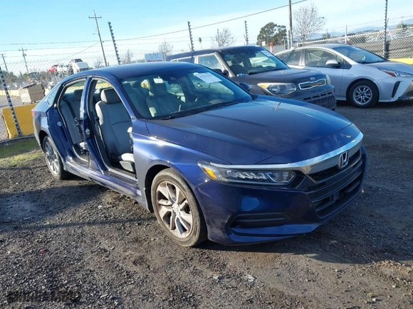2020 Honda Accord Sedan LX with VIN 1HGCV1F14LA147345, listed as a IAAI auction lot 41331424 with 56,193 mi miles. Bid and sale history available at carsss.com. Image 1.