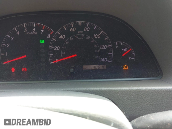 2005 Toyota Camry LE with VIN JTDBF32KX50163799, listed as a IAAI auction lot 41937898 with 140,616 mi miles and . Bid and sale history available at DreamBid. Image 7.