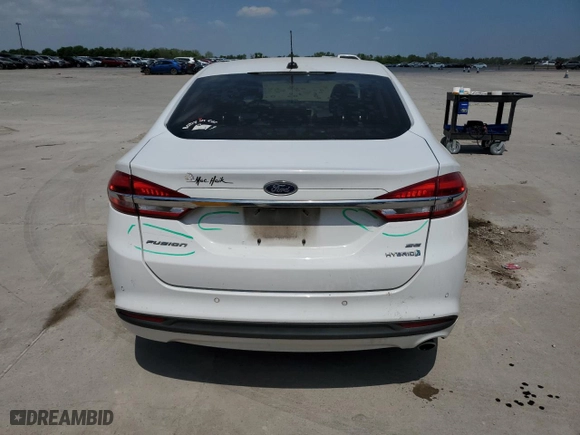 2018 Ford Fusion Hybrid SE with VIN 3FA6P0LU4JR176299, listed as a Copart auction lot 53534625 with 48,613 mi miles and Salvage Title. Bid and sale history available at carsss.com. Image 6.