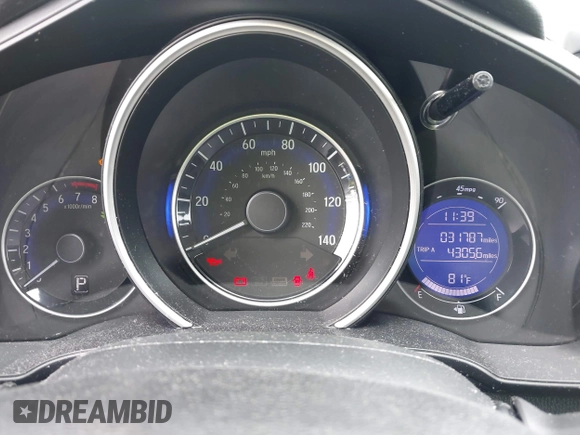 2020 Honda Fit LX with VIN 3HGGK5H43LM723115, listed as a IAAI auction lot 42486064 with 31,787 mi miles and . Bid and sale history available at DreamBid. Image 7.