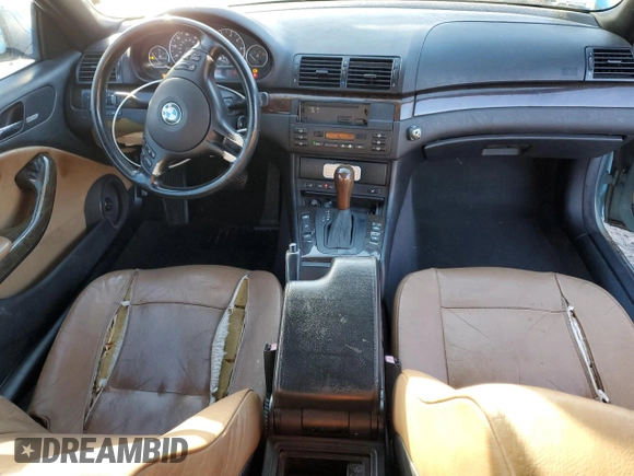 2002 BMW 3 Series 330Ci with VIN WBABS53472JU93846, listed as a Copart auction lot 43951675 with 202,663 mi miles and Clean title. Bid and sale history available at DreamBid. Image 8.