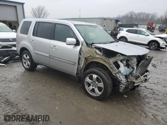 2015 Honda Pilot EX-L with VIN 5FNYF4H55FB021624, listed as a Copart auction lot 46852175 with 94,996 mi miles and Salvage Title. Bid and sale history available at carsss.com. Image 4.