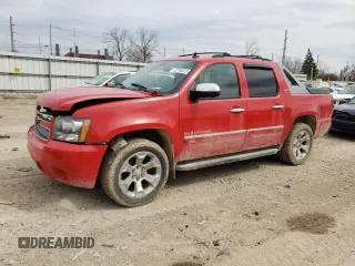 2011 Chevrolet Avalanche LTZ z VIN 3GNTKGE30BG151011, wystawiony jako Copart lot #53786525 z przebiegiem 174 308 mil mil oraz Czysty tytuł • Clean title. Historia ofert i sprzedaży dostępna na DreamBid. Obrazek 1.