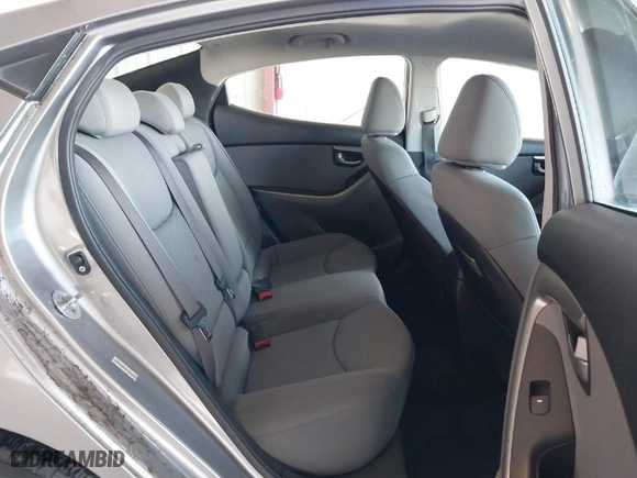 2012 Hyundai Elantra GLS PZEV with VIN KMHDH4AE5CU235756, listed as a IAAI auction lot 41312506 with 118,621 mi miles. Bid and sale history available at carsss.com. Image 8.