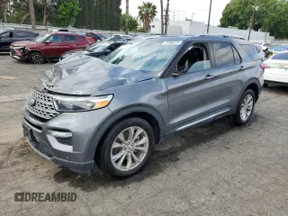 2024 Ford Explorer Limited z VIN 1FMSK7FH9RGA05304, wystawiony jako Copart lot #54517665 z przebiegiem 41 214 mil mil oraz Czysty tytuł • Clean title. Historia ofert i sprzedaży dostępna na DreamBid. Obrazek 1.