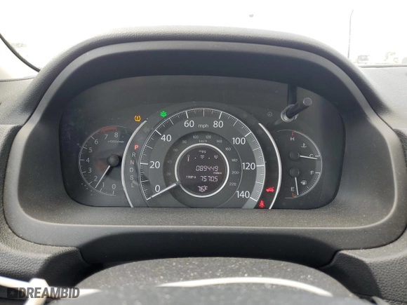 2015 Honda CR-V EX-L with VIN 5J6RM3H76FL005493, listed as a Copart auction lot 50510325 with 89,449 mi miles and Clean Title. Bid and sale history available at carsss.com. Image 9.