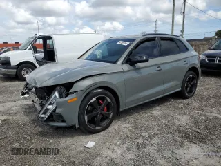 2019 Audi SQ5 Premium Plus with VIN WA1B4AFY1K2001739, listed as a Copart auction lot 44765984 with 29,469 mi miles and . Bid and sale history available at DreamBid. Image 1.