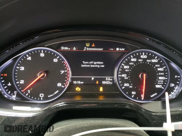 2017 Audi A8 z VIN WAU44AFD5HN007429, wystawiony jako Copart lot #45166564 z przebiegiem 59 423 mil mil oraz Nie do naprawy • Non repairable. Historia ofert i sprzedaży dostępna na DreamBid. Obrazek 9.