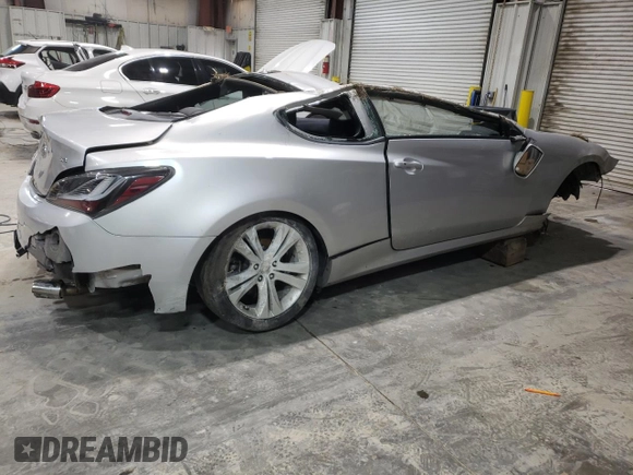 2012 Hyundai Genesis Coupe Grand Touring with VIN KMHHU6KH2CU067995, listed as a Copart auction lot 45099645 with 110,624 mi miles and Non repairable. Bid and sale history available at DreamBid. Image 3.