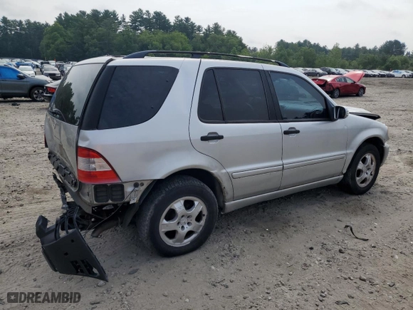 2002 Mercedes-Benz M-Class with VIN 4JGAB54E02A290444, listed as a Copart auction lot 88988025 with 197,816 mi miles and Non Repairable. Bid and sale history available at carsss.com. Image 3.