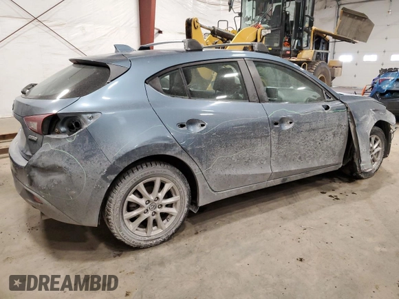 2014 Mazda 3 i Grand Touring with VIN JM1BM1M71E1216354, listed as a Copart auction lot 42301285 with 124,873 mi miles and Salvage Title. Bid and sale history available at DreamBid. Image 3.