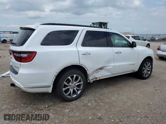 2017 Dodge Durango Citadel with VIN 1C4RDJEGXHC659835, listed as a Copart auction lot 61810635 with 108,538 mi miles and Salvage title. Bid and sale history available at DreamBid. Image 3.