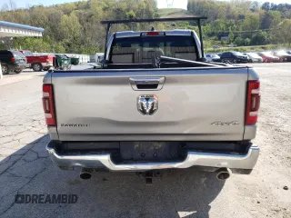 2019 Ram 1500 Laramie with VIN 1C6SRFDT5KN713298, listed as a Copart auction lot 51713624 with 118,908 mi miles and Salvage Title. Bid and sale history available at carsss.com. Image 6.