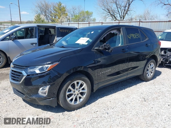 2020 Chevrolet Equinox LS with VIN 2GNAXHEV7L6216272, listed as a IAAI auction lot 41990130 with 83,771 mi miles and . Bid and sale history available at DreamBid. Image 17.