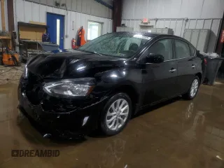 2018 Nissan Sentra S with VIN 3N1AB7AP1JY216971, listed as a Copart auction lot 53024055 with 75,950 mi miles and Salvage Title. Bid and sale history available at DreamBid. Image 1.