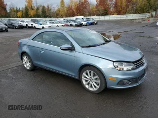 2013 Volkswagen Eos Komfort with VIN WVWBW8AH9DV007077, listed as a Copart auction lot 80254434 with 87,620 mi miles and Salvage Title. Bid and sale history available at DreamBid. Image 4.