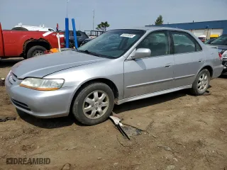 2002 Honda Accord Sdn EX with VIN 1HGCG56662A038798, listed as a Copart auction lot 53123095 with 121,794 mi miles and Salvage Title. Bid and sale history available at carsss.com. Image 1.