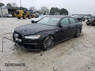 2018 Audi A6 with VIN WAUH3AFC3JN002666, listed as a Copart auction lot 72143102 with 43,542 mi miles and . Bid and sale history available at DreamBid. Image 1.