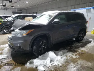 2016 Toyota Highlander XLE z VIN 5TDJKRFH5GS273202, wystawiony jako Copart lot #44628225 z przebiegiem 156 586 mil mil oraz Szkoda całkowita • Salvage title. Historia ofert i sprzedaży dostępna na DreamBid. Obrazek 1.
