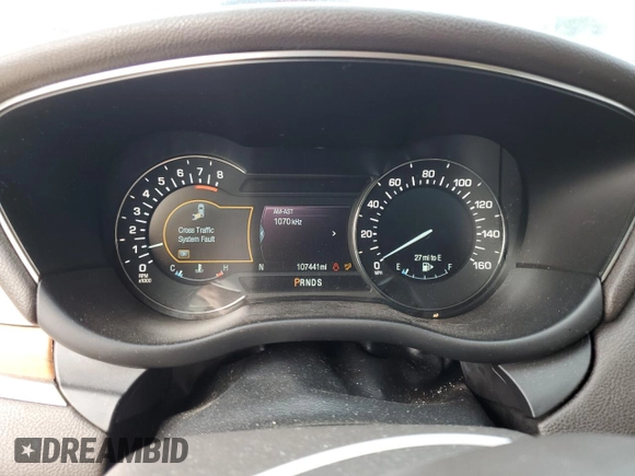 2016 Lincoln MKC Reserve with VIN 5LMTJ3DH3GUJ11911, listed as a Copart auction lot 58439465 with 107,441 mi miles and Salvage title. Bid and sale history available at DreamBid. Image 9.