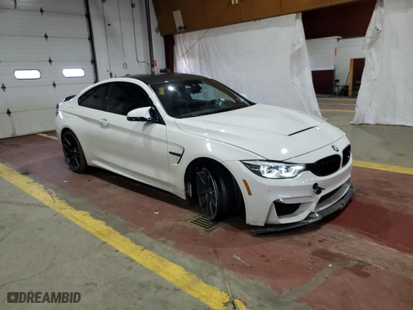 2020 BMW M4 CS with VIN WBS3S7C05LAH85119, listed as a Copart auction lot 51447925 with 75,216 mi miles and Salvage Title. Bid and sale history available at carsss.com. Image 4.