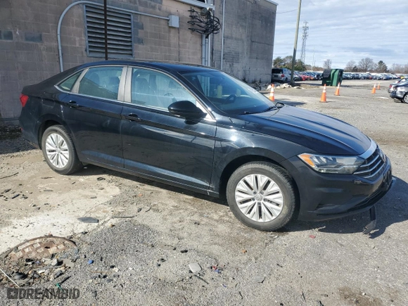 2019 Volkswagen Jetta S with VIN 3VWC57BU1KM190136, listed as a Copart auction lot 47593535 with 98,635 mi miles and Salvage Title. Bid and sale history available at carsss.com. Image 4.