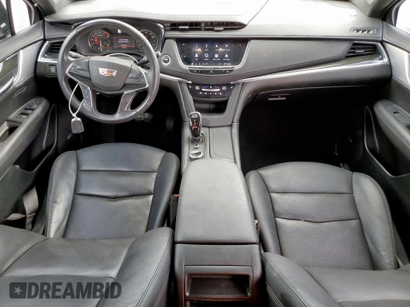 2021 Cadillac XT5 FWD Premium Luxury with VIN 1GYKNCRS0MZ100515, listed as a Copart auction lot 62856785 with 50,298 mi miles and Salvage title. Bid and sale history available at DreamBid. Image 8.