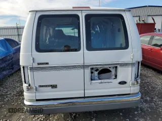 1998 Ford Econoline Cargo with VIN 1FDRE1429WHB71880, listed as a Copart auction lot 46426475 with 218,303 mi miles and Salvage Title. Bid and sale history available at DreamBid. Image 6.