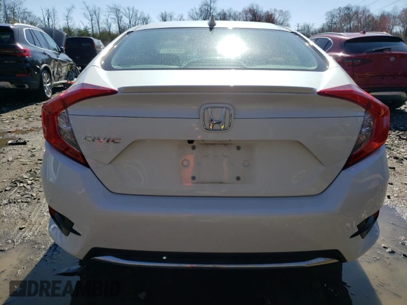 2021 Honda Civic Sedan EX with VIN 19XFC1F30ME205551, listed as a Copart auction lot 49747455 with 36,982 mi miles and Salvage Title. Bid and sale history available at carsss.com. Image 6.