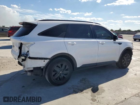 2021 Kia Sorento S with VIN 5XYRL4LC2MG050698, listed as a Copart auction lot 49650905 with 50,261 mi miles and Salvage Title. Bid and sale history available at carsss.com. Image 3.