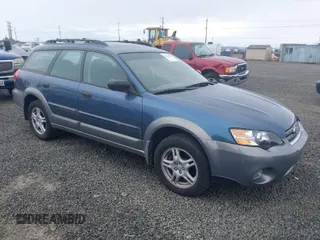 2005 Subaru Legacy Outback z VIN 4S4BP61C657340232, wystawiony jako IAAI lot #41992673 z przebiegiem 275 795 mil mil oraz . Historia ofert i sprzedaży dostępna na DreamBid. Obrazek 1.