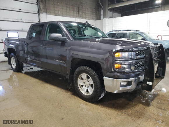 2015 Chevrolet Silverado 1500 LT with VIN 3GCUKREC9FG124940, listed as a Copart auction lot 45798475 with 166,812 mi miles and Clean Title. Bid and sale history available at carsss.com. Image 4.