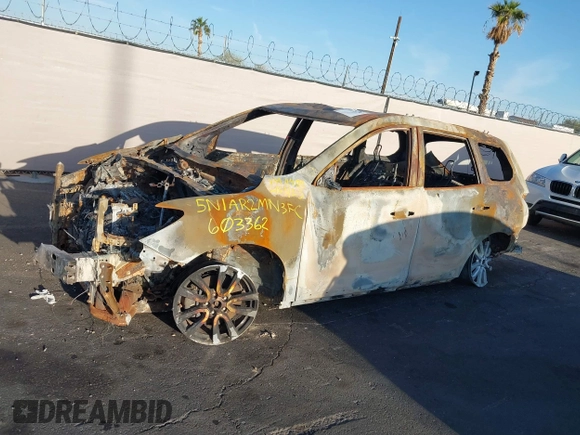 2015 Nissan Pathfinder SV with VIN 5N1AR2MN3FC603362, listed as a IAAI auction lot 42010355 with Not provided miles and . Bid and sale history available at DreamBid. Image 13.