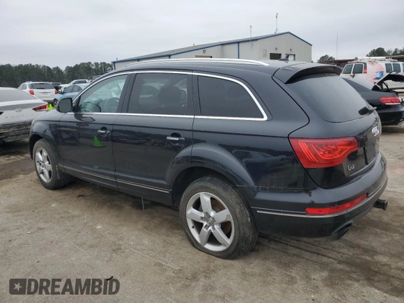 2012 Audi Q7 Premium Plus with VIN WA1LMAFEXCD009290, listed as a Copart auction lot 44557585 with 156,817 mi miles and Clean title. Bid and sale history available at DreamBid. Image 2.