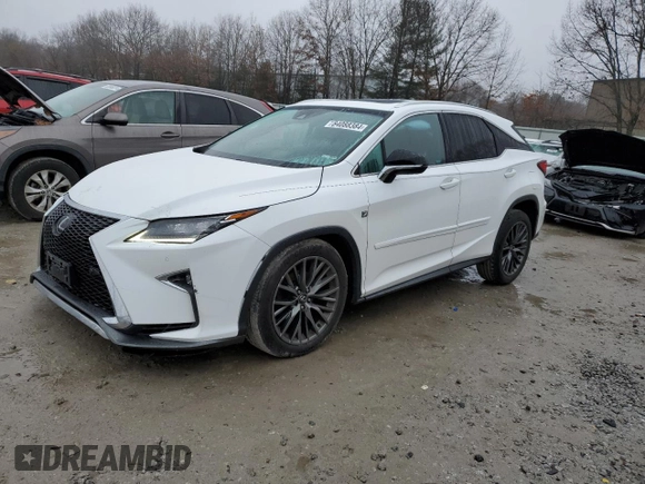 2018 Lexus RX 350 with VIN 2T2BZMCAXJC149187, listed as a Copart auction lot 84088384 with 89,310 mi miles and Salvage Title. Bid and sale history available at DreamBid. Image 1.