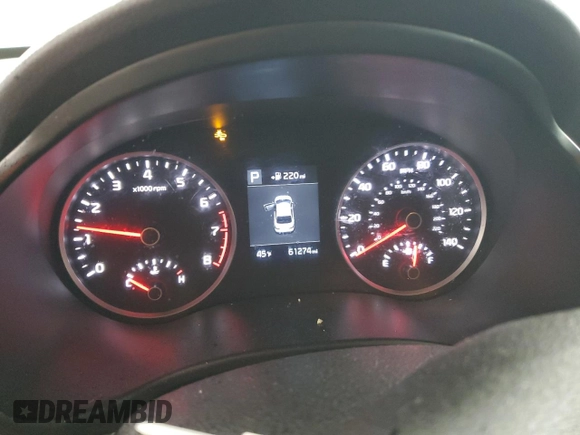 2020 Kia Rio S with VIN 3KPA24ADXLE298706, listed as a Copart auction lot 47620455 with 61,274 mi miles and Salvage Title. Bid and sale history available at DreamBid. Image 9.