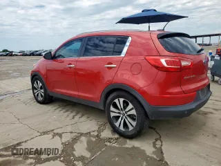 2013 Kia Sportage EX with VIN KNDPCCA2XD7542288, listed as a Copart auction lot 58819995 with 125,315 mi miles and Salvage title. Bid and sale history available at DreamBid. Image 2.