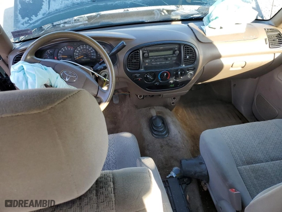 2003 Toyota Tundra SR5 with VIN 5TBBN44123S397502, listed as a Copart auction lot 48077505 with 222,605 mi miles and Salvage Title. Bid and sale history available at carsss.com. Image 8.