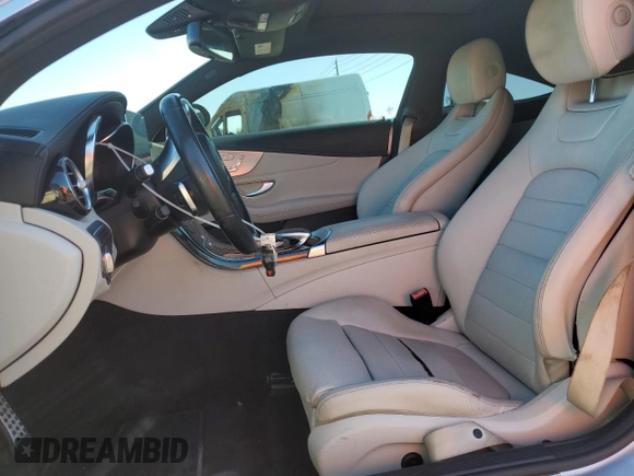 2017 Mercedes-Benz C 300 with VIN WDDWJ4JBXHF380204, listed as a Copart auction lot 48370265 with 106,863 mi miles and Clean Title. Bid and sale history available at carsss.com. Image 7.