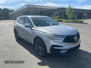 2021 Acura RDX w/A-Spec Package with VIN 5J8TC1H67ML012235, listed as a Copart auction lot 65350655 with 51,955 mi miles and Salvage title. Bid and sale history available at DreamBid. Image 1.