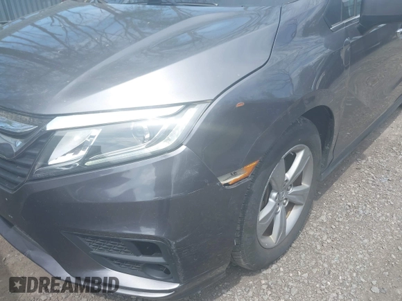 2020 Honda Odyssey EX-L with VIN 5FNRL6H76LB041936, listed as a IAAI auction lot 42096470 with 45,804 mi miles. Bid and sale history available at carsss.com. Image 6.