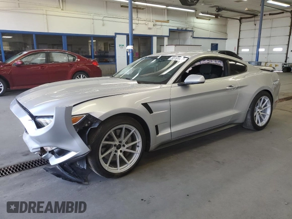 2016 Ford Mustang GT with VIN 1FA6P8CF6G5211971, listed as a Copart auction lot 55161425 with Not provided miles and Salvage title. Bid and sale history available at DreamBid. Image 1.