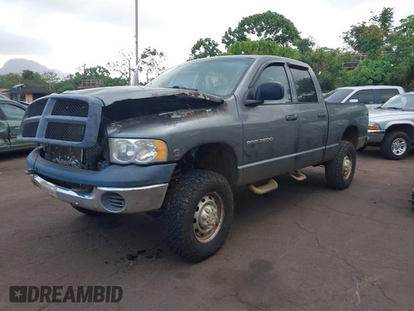 2005 Dodge 2500 SLT с VIN 3D7KS28C45G813167, выставлен на аукционе IAAI как лот 41797630 с пробегом Не указан миль и . История ставок и продаж доступна на DreamBid. Изображение 2.